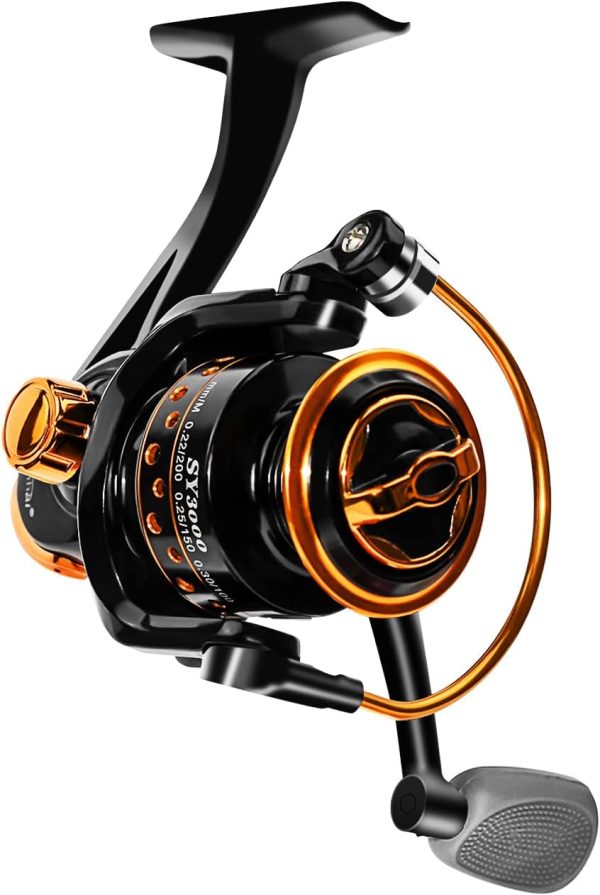 Summer and Centron Spinning Reels, 12 +1 BB Light Weight & Ultra Smooth Reel for Ice/Summer 3000/1000 Fishing Reel by QINGLER